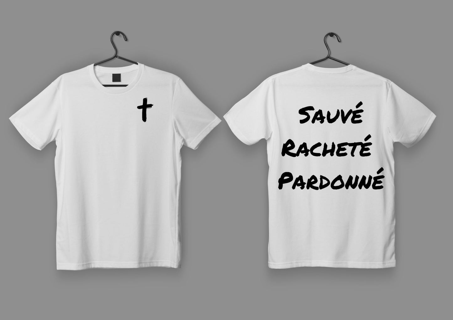 «Sauvé , racheté, pardonné»