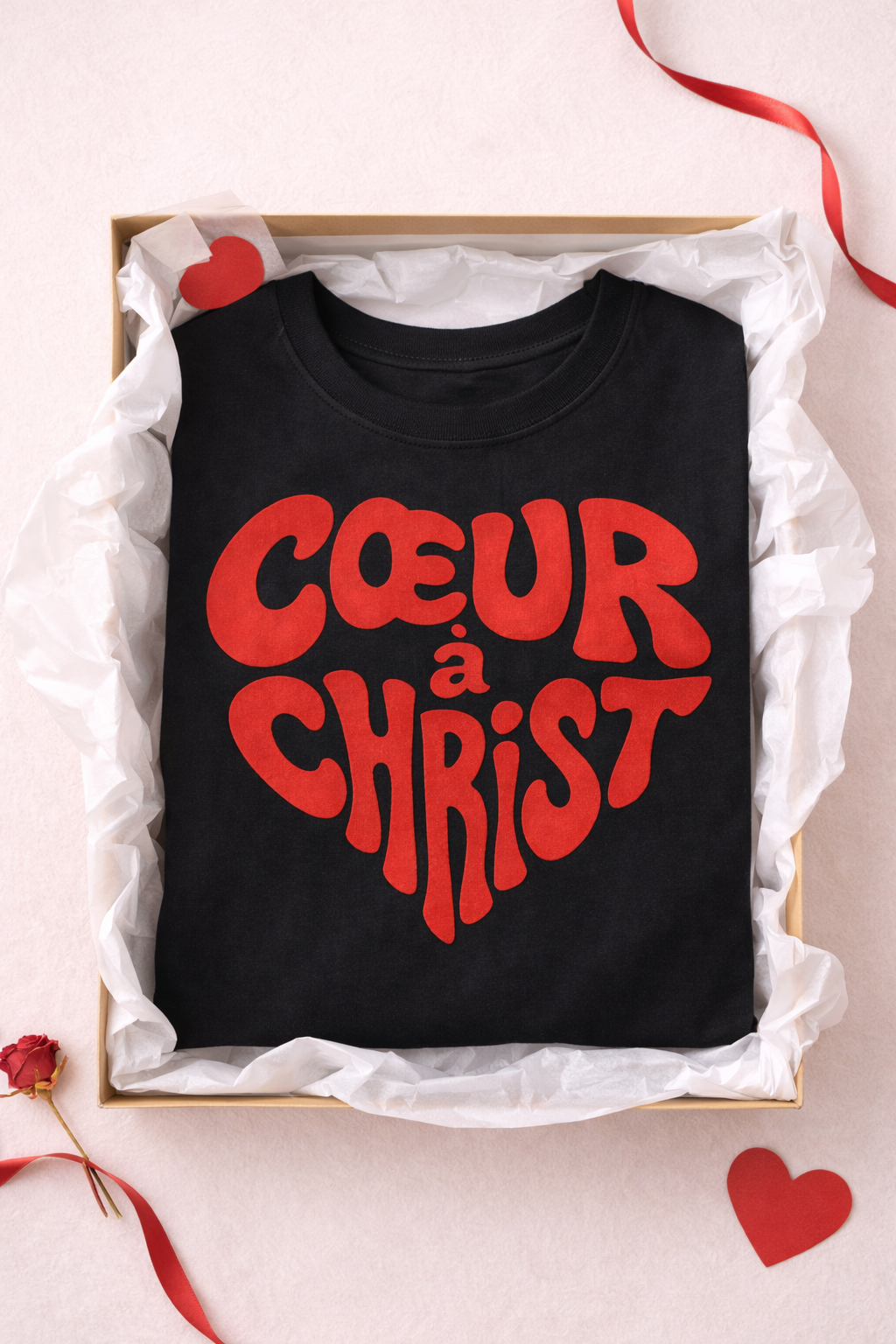 T-shirt “Cœur à Christ” – Édition Saint-Valentin